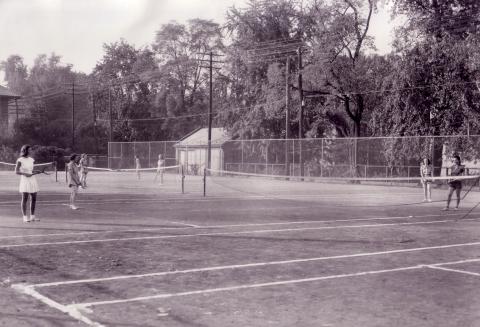 Women Play Tennis, c1945