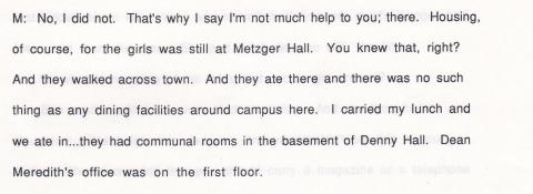 Metzger Hall: A Female Dickinsonians Haven 