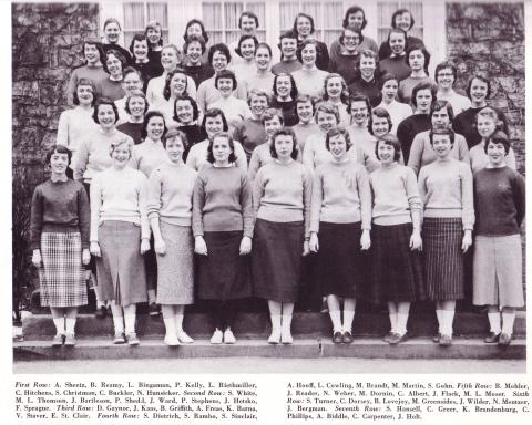 Pi Beta Phi in 1958