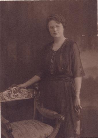 Photograph of the First President of Women's Student Government, 1918