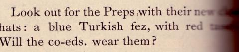 "Will the Co-Eds Wear Them?" at the Prep School