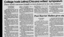 College hosts Latina/Chicana writers' symposium 