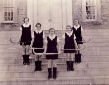 The Sophomore Women's Field Hockey Team, 1933