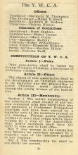 1913-14 Constitution of the Young Women's Christian Association 