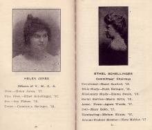 Portraits of Y.W.C.A. Officers
