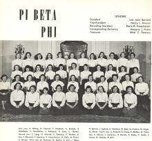 Pi Beta Phi in 1950