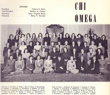 Chi Omega in 1950
