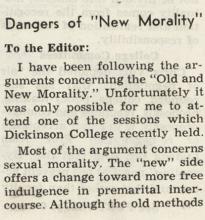 Dangers of New Morality
