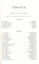  Junior Class of 1891 in the Microcosm 