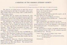 "Promiscuous Kissing is a Good Thing" Declares the "Harman Literary Society"