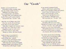 1899 Microcosm Writes Poem to "Our Co-eds"