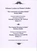 February 1997 Lectures on Women's Studies